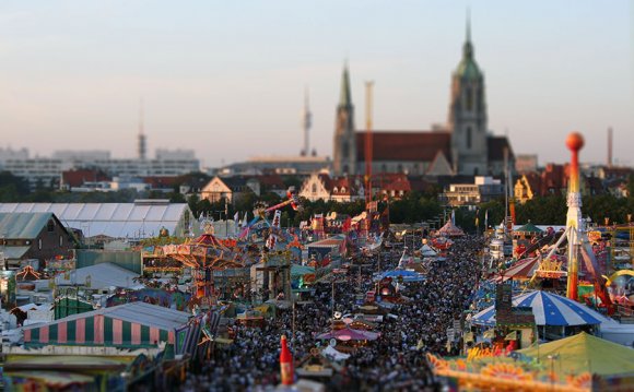 Oktoberfest fair in munich