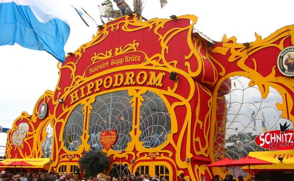 The infamous Hippodrom tent at