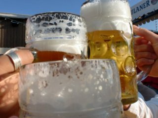 Beers at Oktoberfest