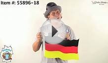 German Flag Cutout Wall Decoration