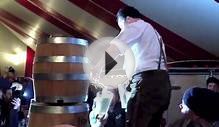 New Glarus Oktoberfest 2012; Tapping the Staghorn cask