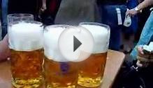 The first beer at Oktoberfest